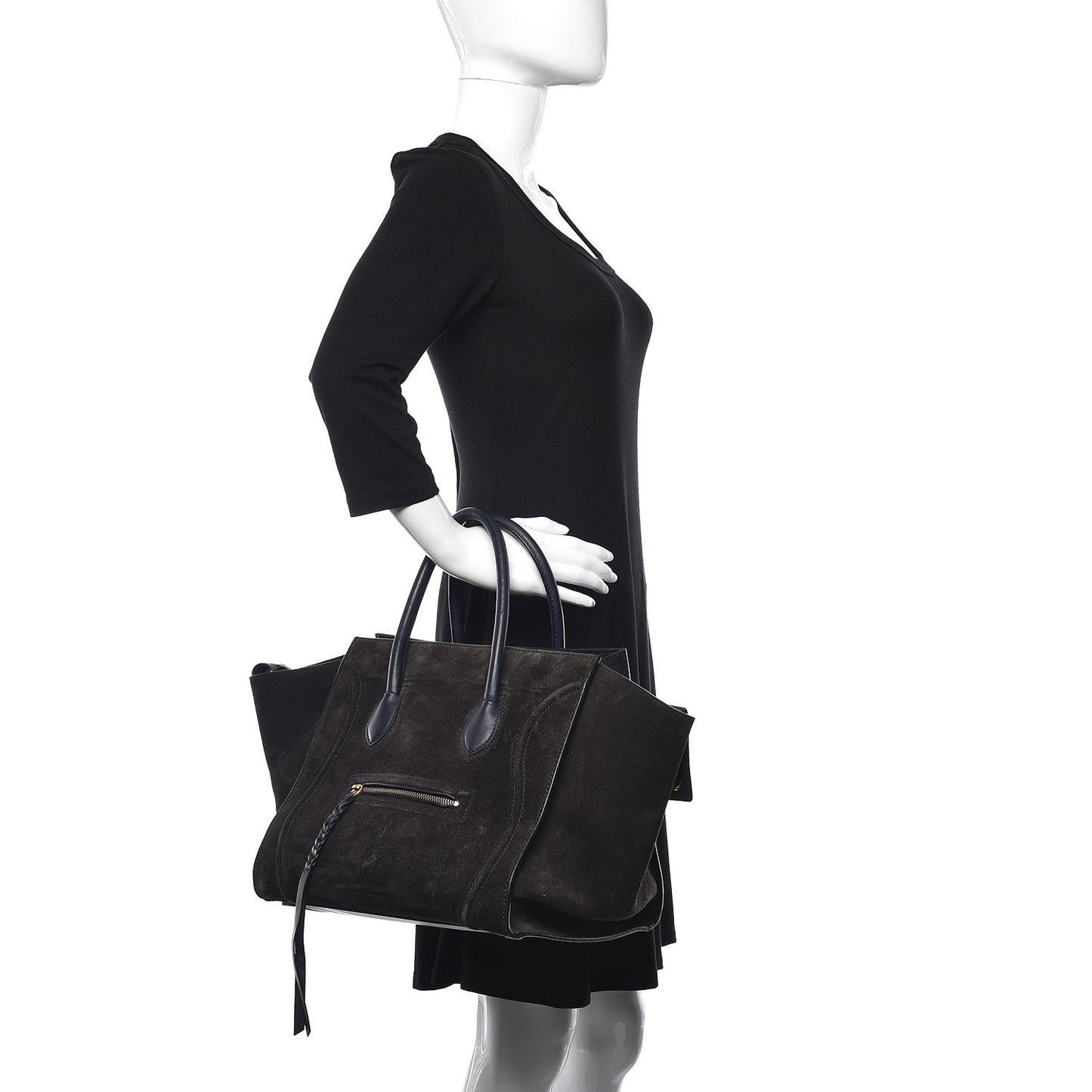 Suede Medium Phantom Luggage Anthracite