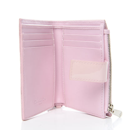 Christian Dior Patent Cannage Lady Dior Wallet Pink 5 of 7
