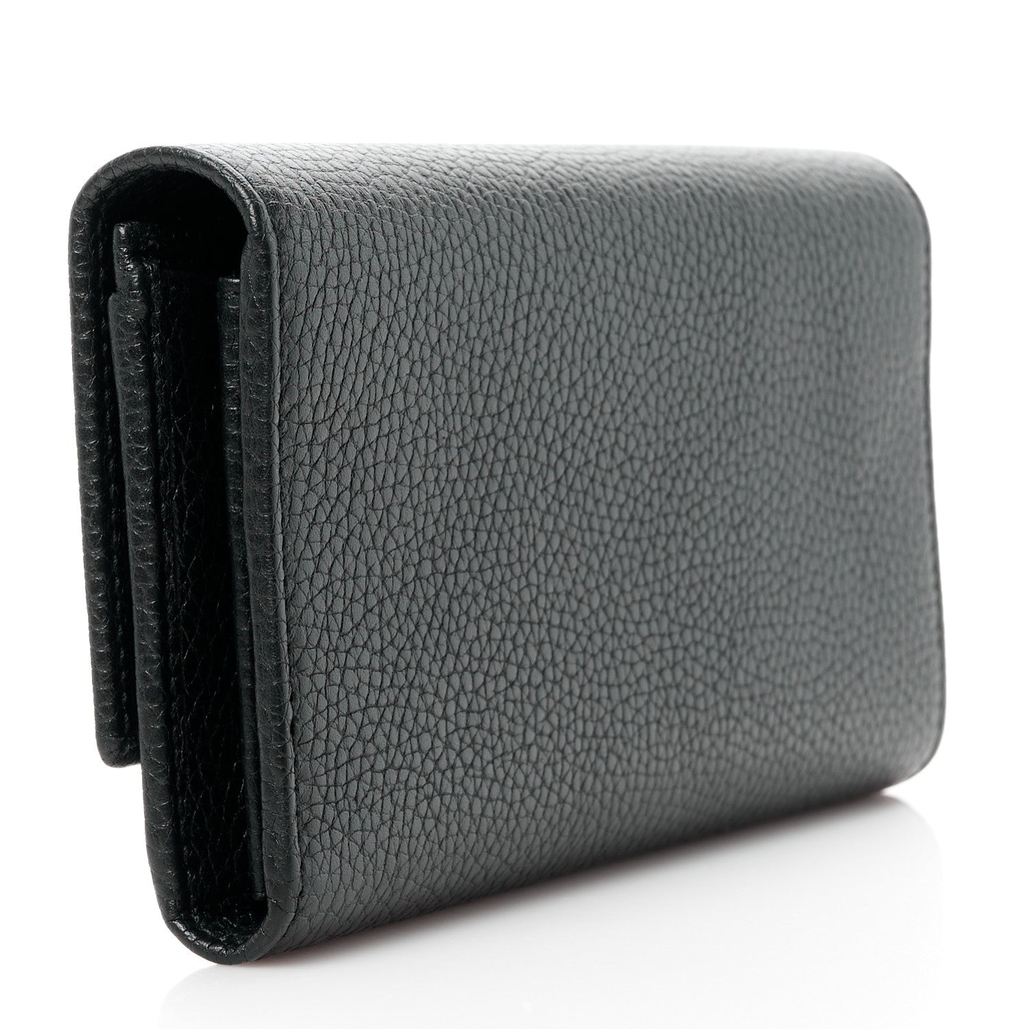 Gucci Pebbled Calfskin Large Soho Continental Wallet Black 3 of 11