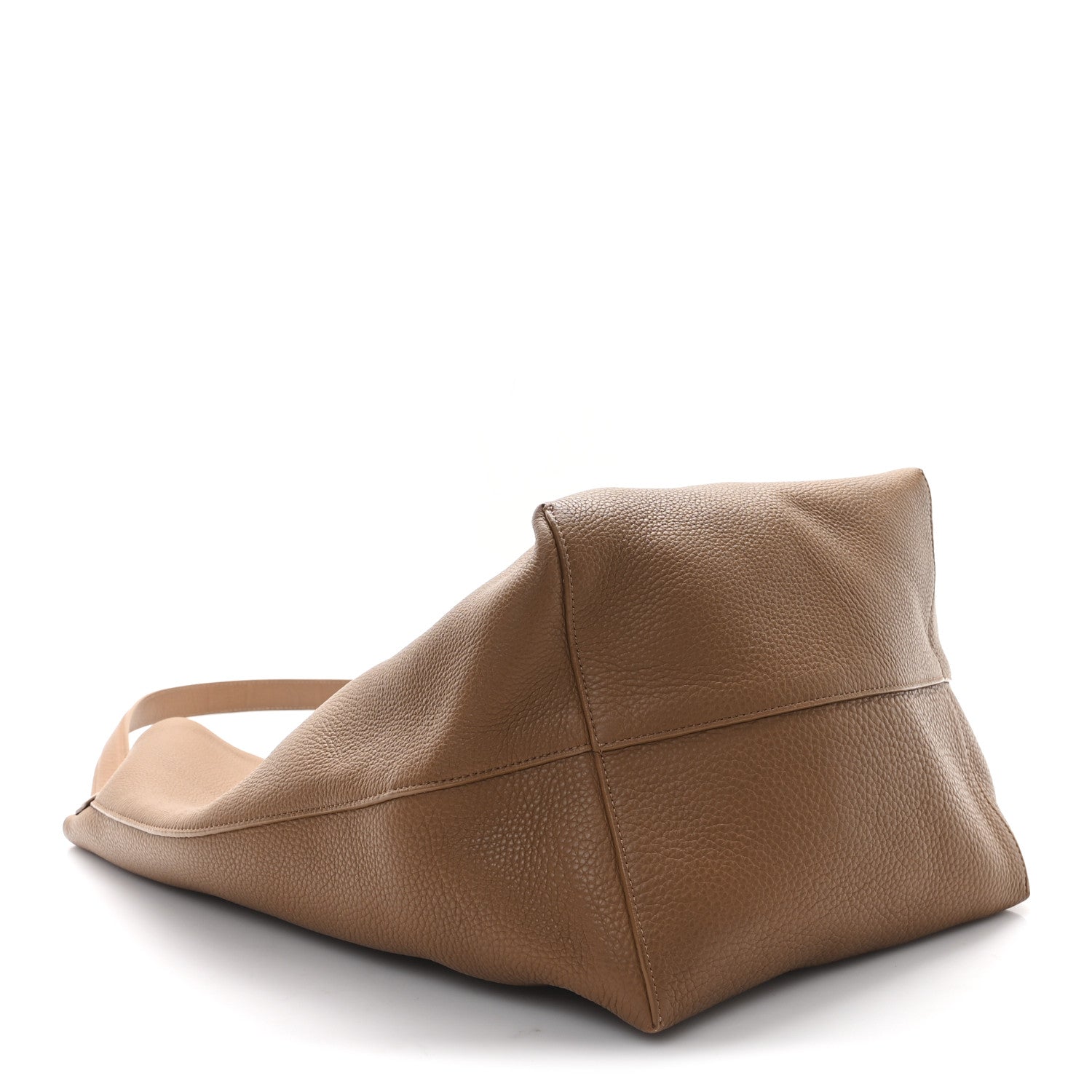 The Row Grained Calfskin Large N/S Park Tote Brown 4 of 10