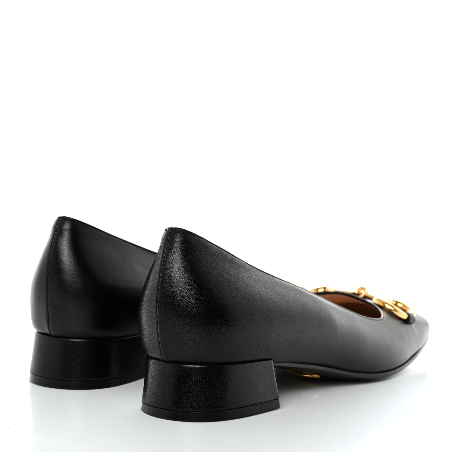 Gucci Malaga Kid Horsebit Ballet 25mm Flats 41 Black 4 of 8