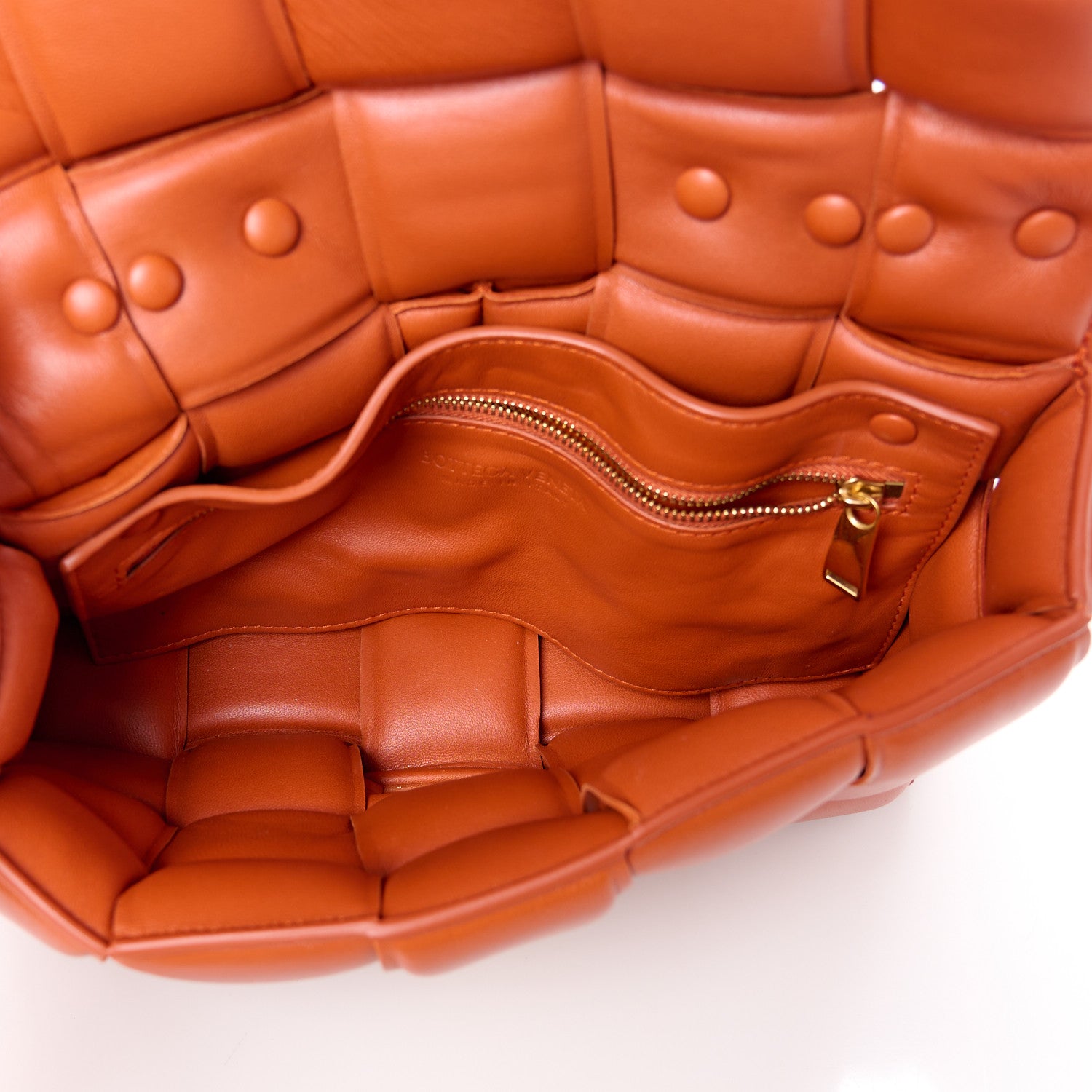 Bottega Veneta Lambskin Maxi Intreccio Padded Chain Cassette Crossbody Bag Clay 5 of 12