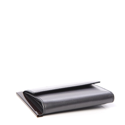Gucci Calfskin Flap Wallet Grey 3 of 8