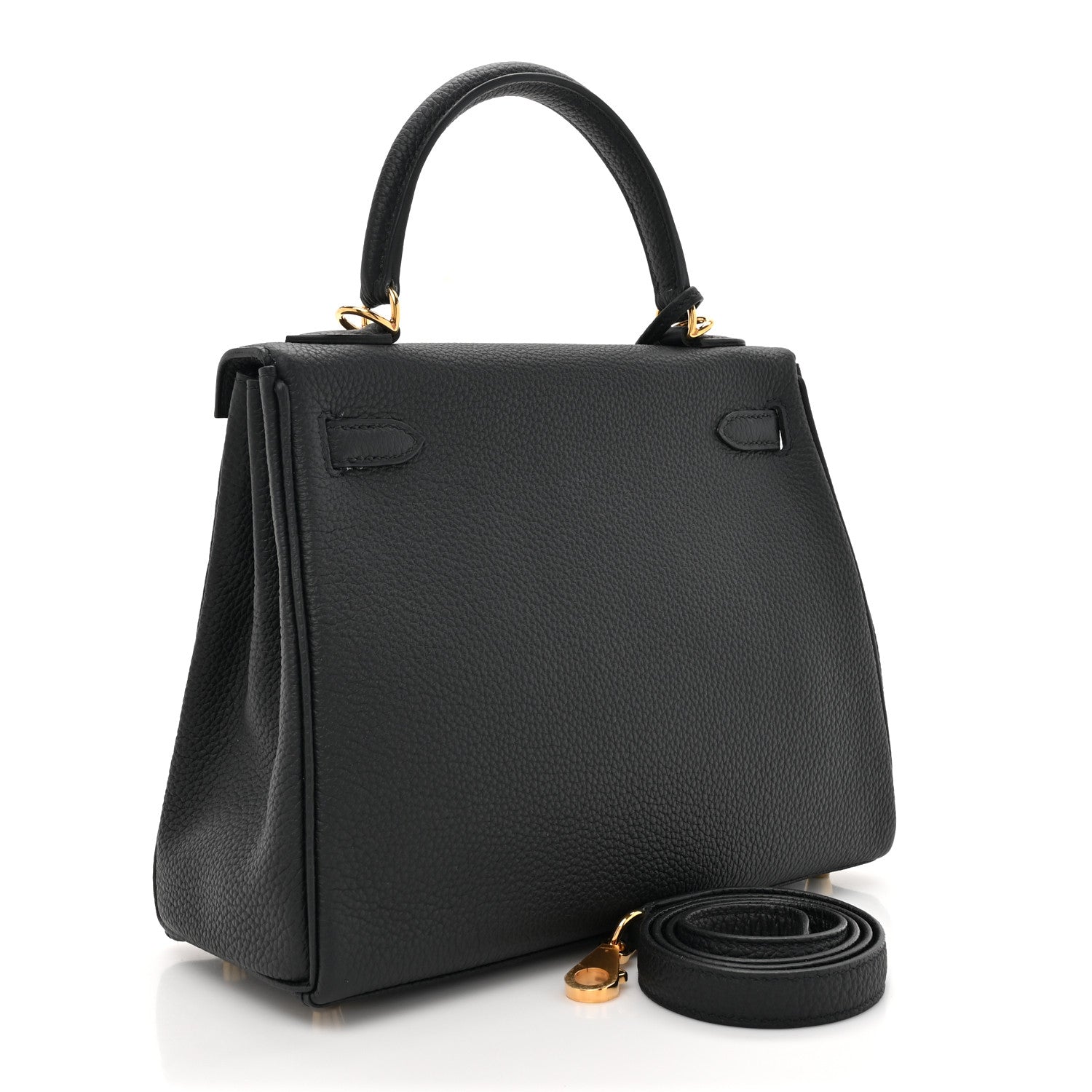 Hermes Togo Kelly Retourne 25 Black 3 of 12