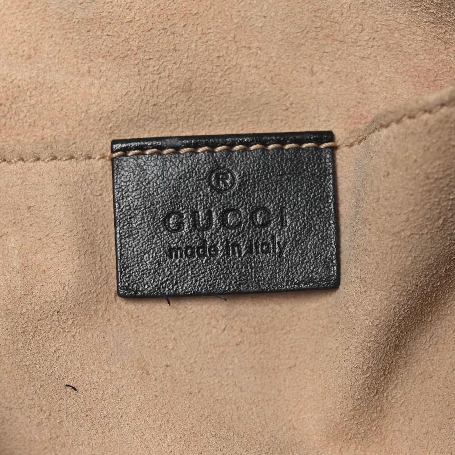 Gucci Calfskin Matelasse Small GG Marmont Chain Shoulder Bag Black 6 of 10