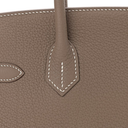 Hermes Togo Birkin 30 Etoupe 9 of 34