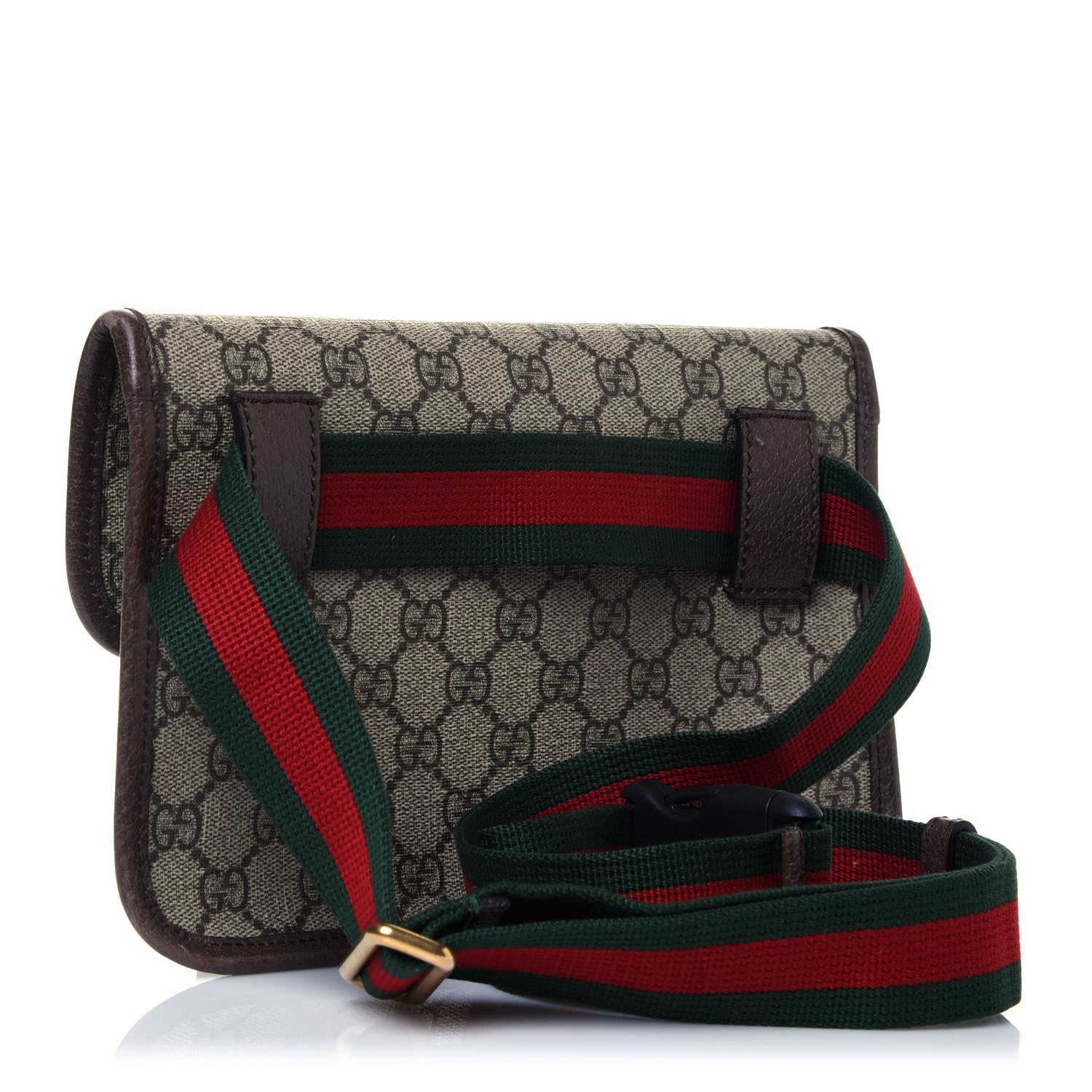 Gucci GG Supreme Monogram Neo Vintage Web Belt Bag Brown 3 of 11