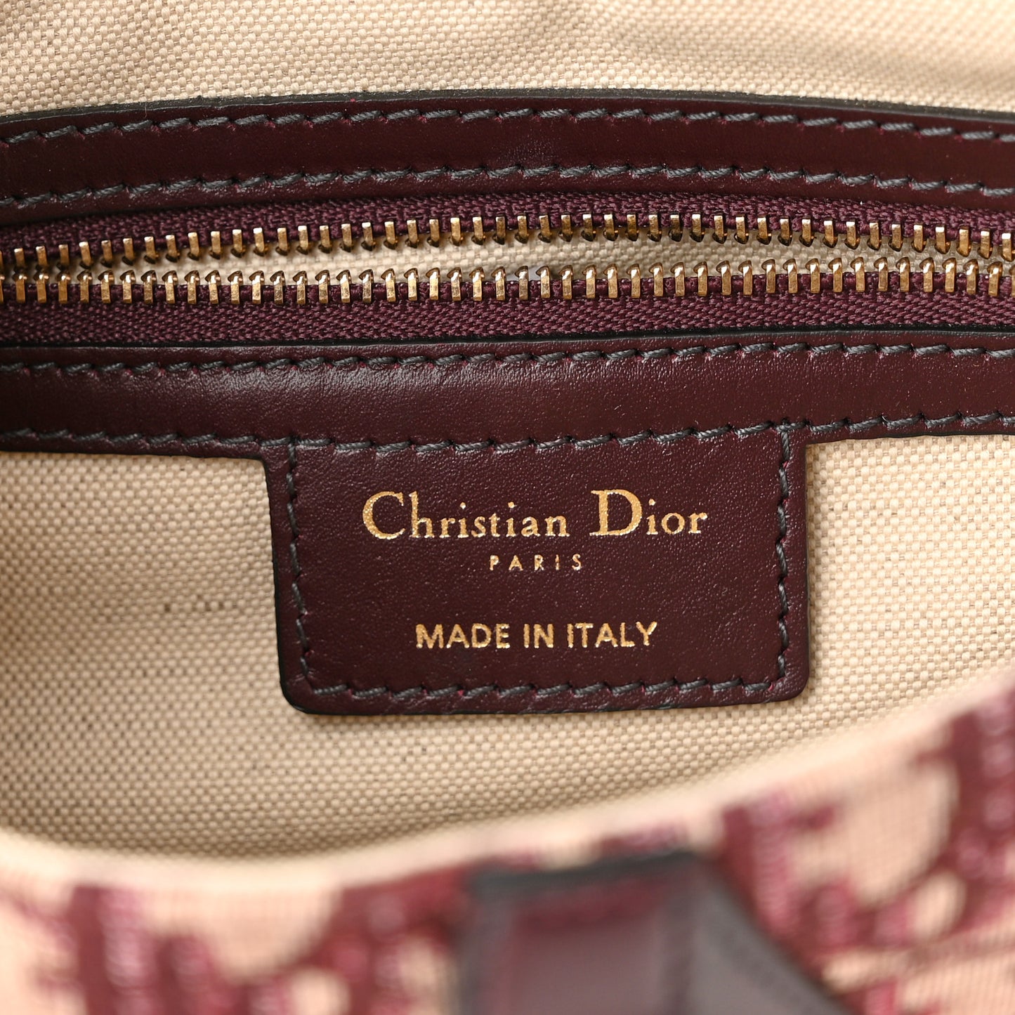 Oblique Saddle Bag Burgundy