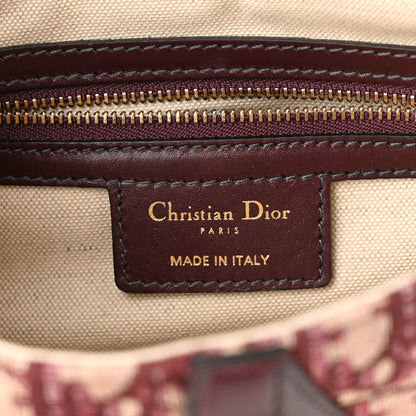 Christian Dior Oblique Saddle Bag Burgundy 6 of 10