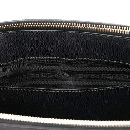 Prada Saffiano Small Galleria Double Zip Tote Black 22 of 35