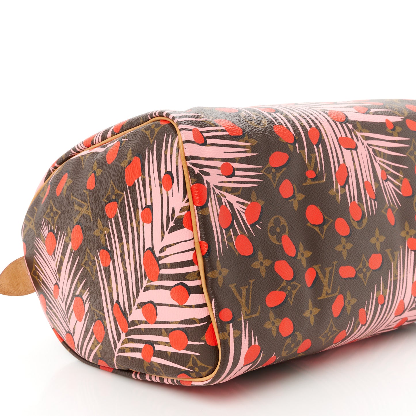 Monogram Jungle Dots Speedy 30 Sugar Pink Poppy