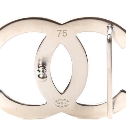 Chanel Calfskin CC Reversible Belt 75 30 Black Burgundy 9 of 11