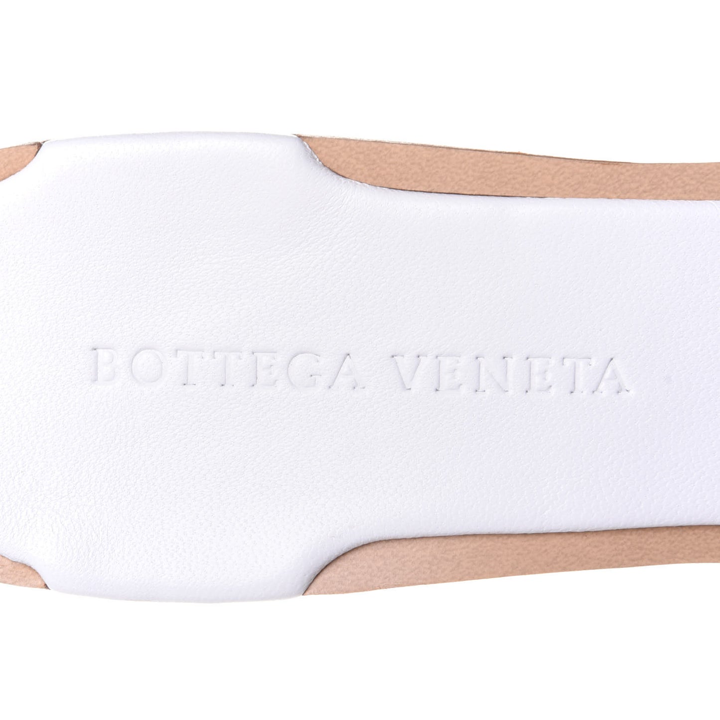 Nappa Intrecciato Heeled Sandals 38.5 Optic White