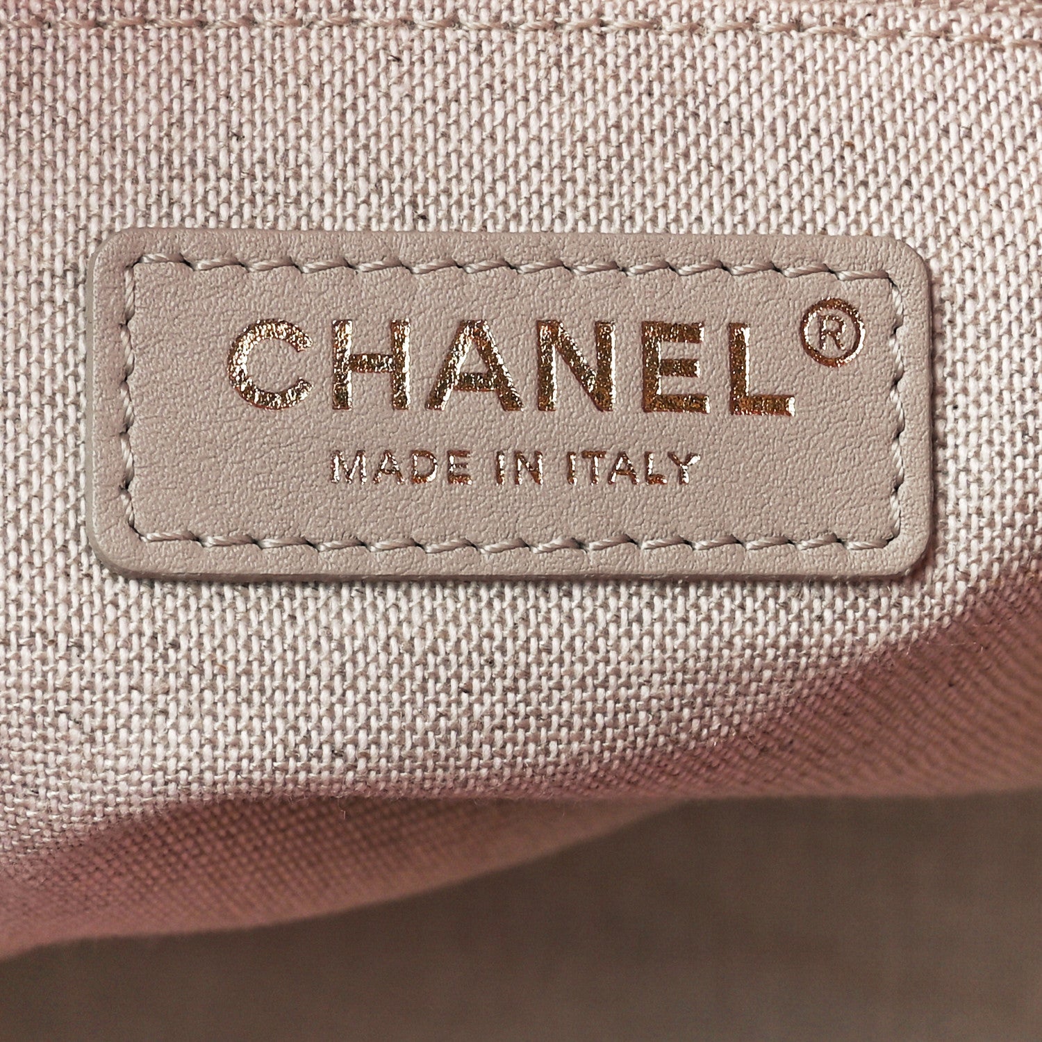 Chanel Calfskin Medium Deauville Tote Coral Pink 7 of 14