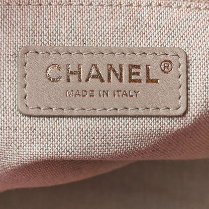 Chanel Calfskin Medium Deauville Tote Coral Pink 7 of 14