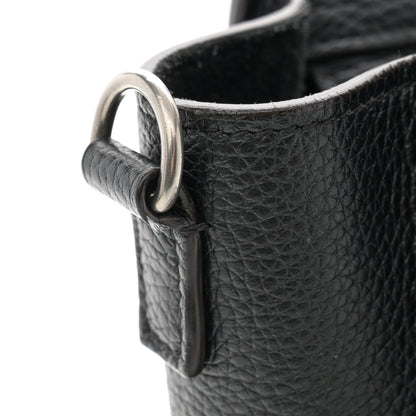 Celine Drummed Calfskin Nano Luggage Black 12 of 13