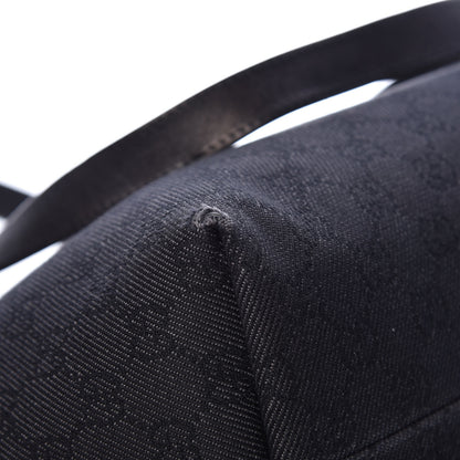 Gucci Denim Monogram Medium Jolicoeur Tote Black 10 of 12