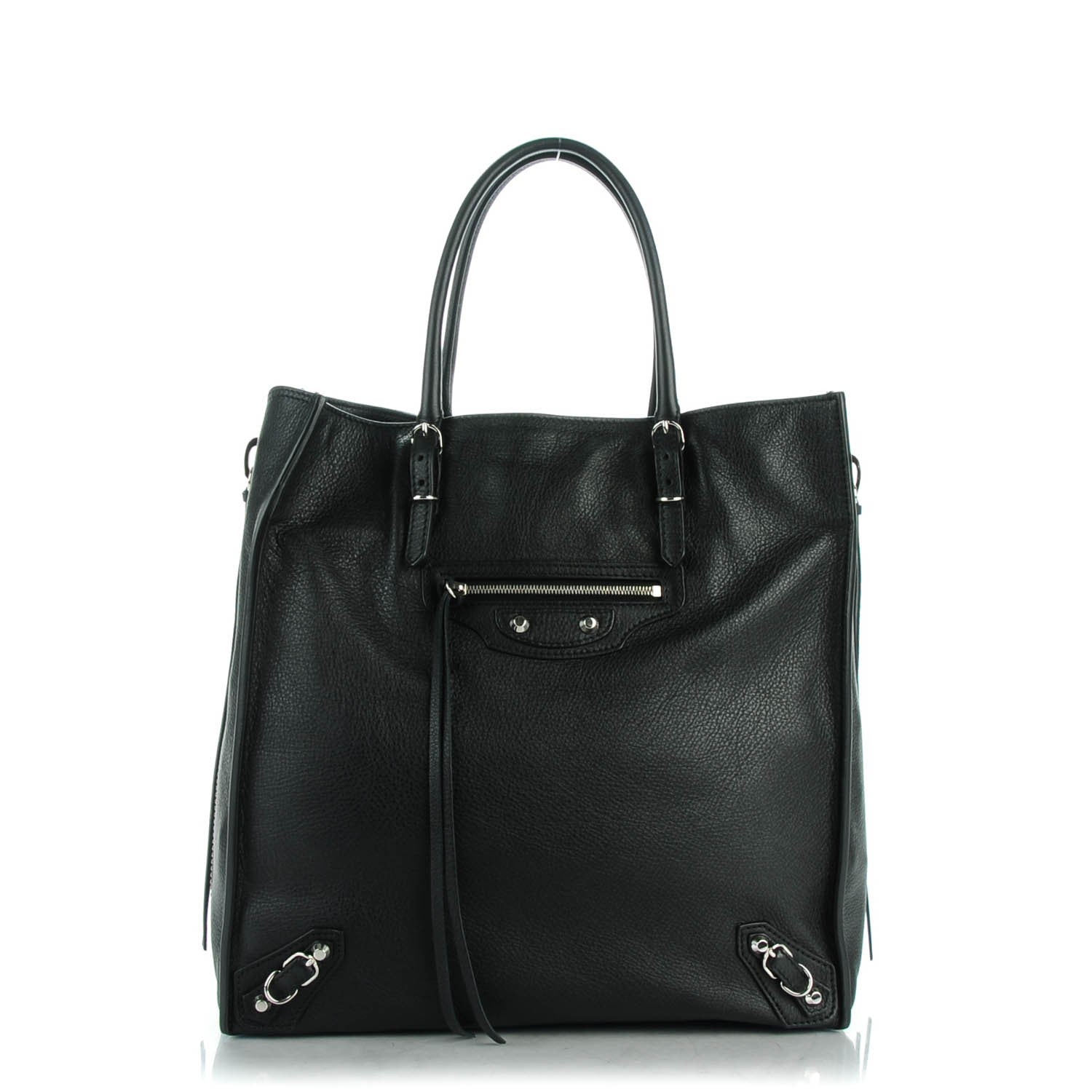 Balenciaga Calfskin Papier A5 Zip Around Tote Black 1 of 8