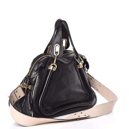 Chloe Calfskin Medium Military Paraty Black 3 of 25