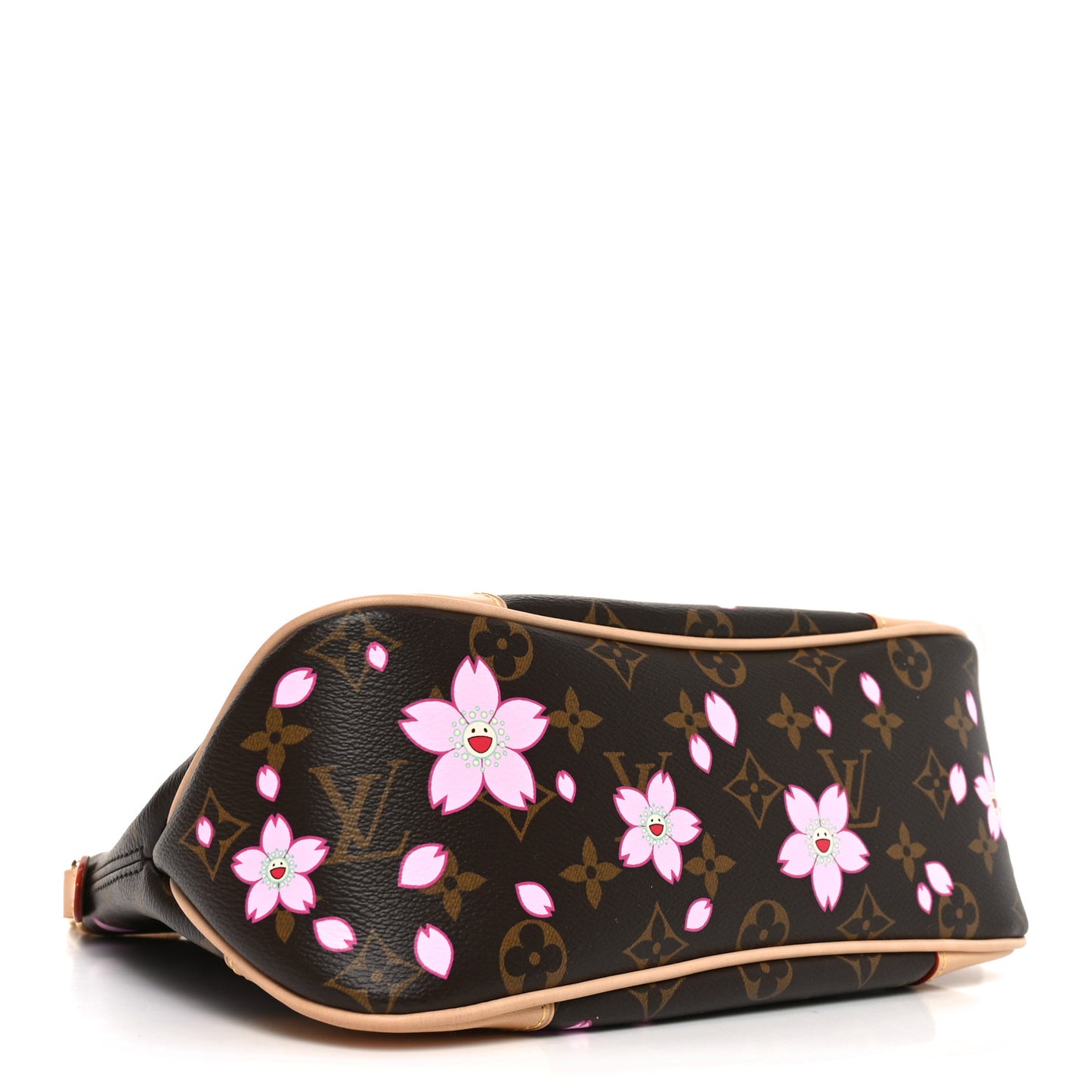 LV x TM Monogram Chery Blossom Boulogne Sakura Brown