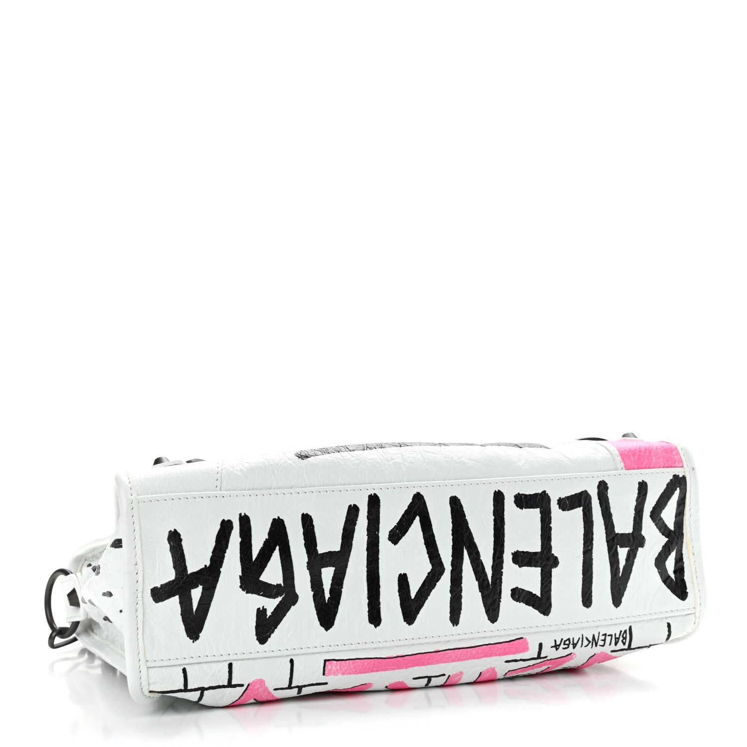 Balenciaga Agneau Graffiti All Over Classic Hardware S City White Multicolor 6 of 12