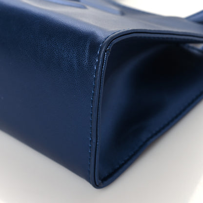 Telfar Vegan Leather Small Shopping Bag Cobalt 8 of 8