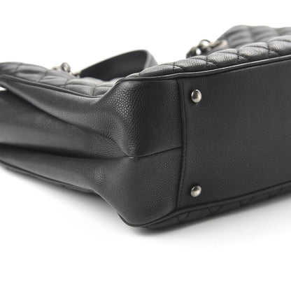 Chanel Caviar Quilted Medium Rock In Rome Tote Black 6 of 11
