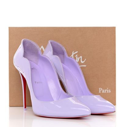 Christian Louboutin Patent Hot Chick 100 Pumps 41 Lilac Smoke 14 of 14
