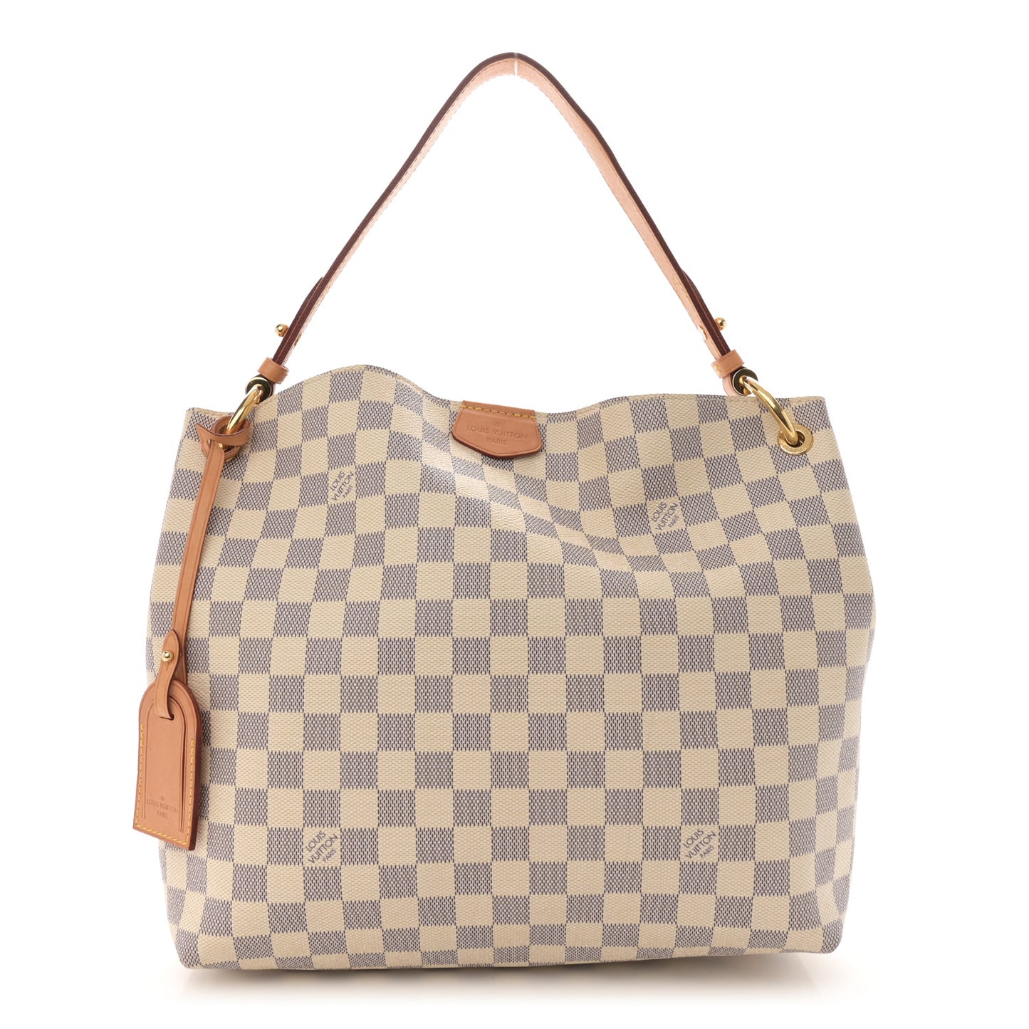 Damier Azur Graceful PM Rose Ballerine
