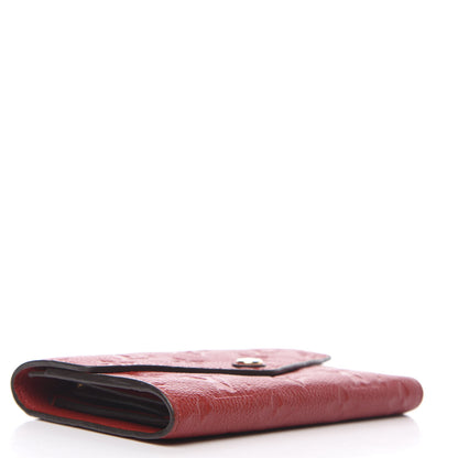 Louis Vuitton Empreinte Compact Curieuse Wallet Cherry 4 of 9
