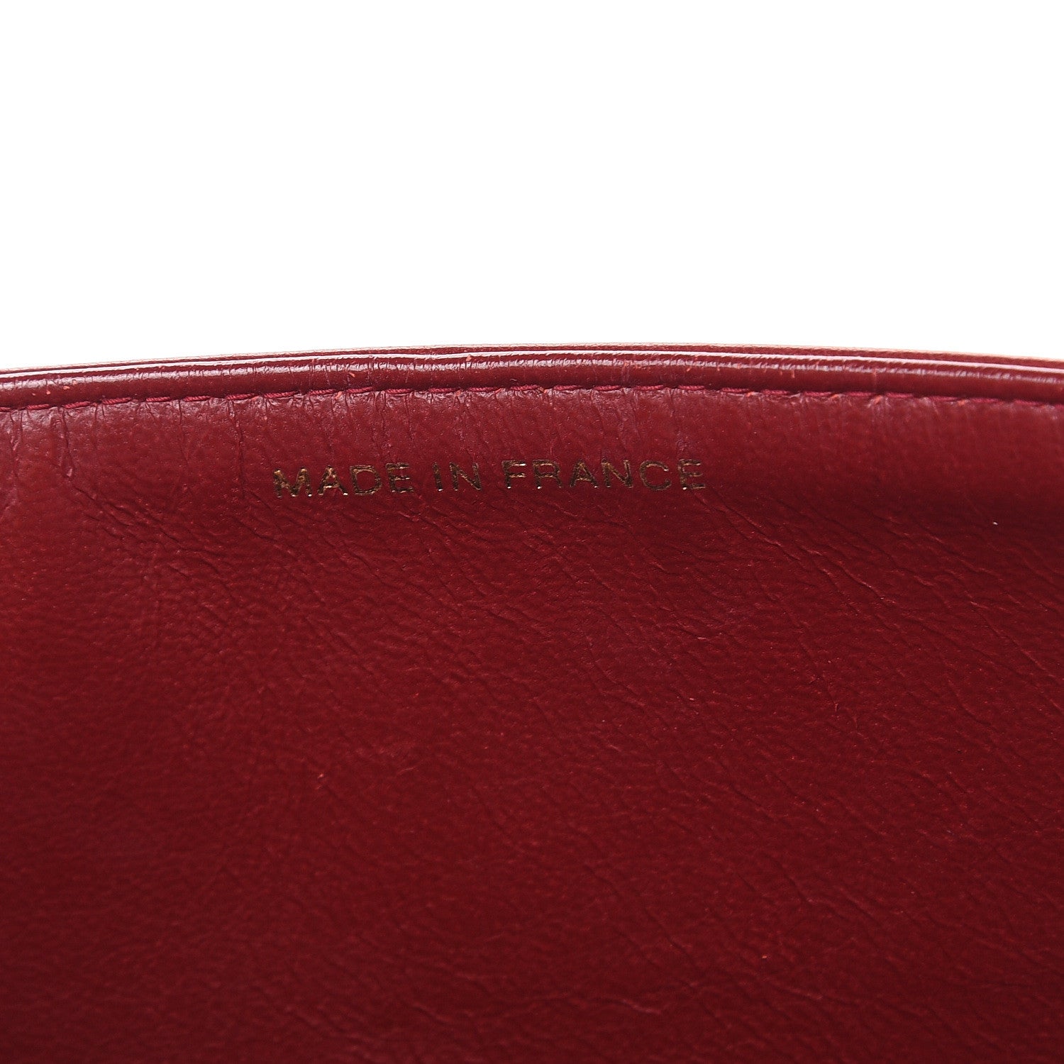 Chanel Lambskin Quilted Medium Double Flap Red 19 of 20