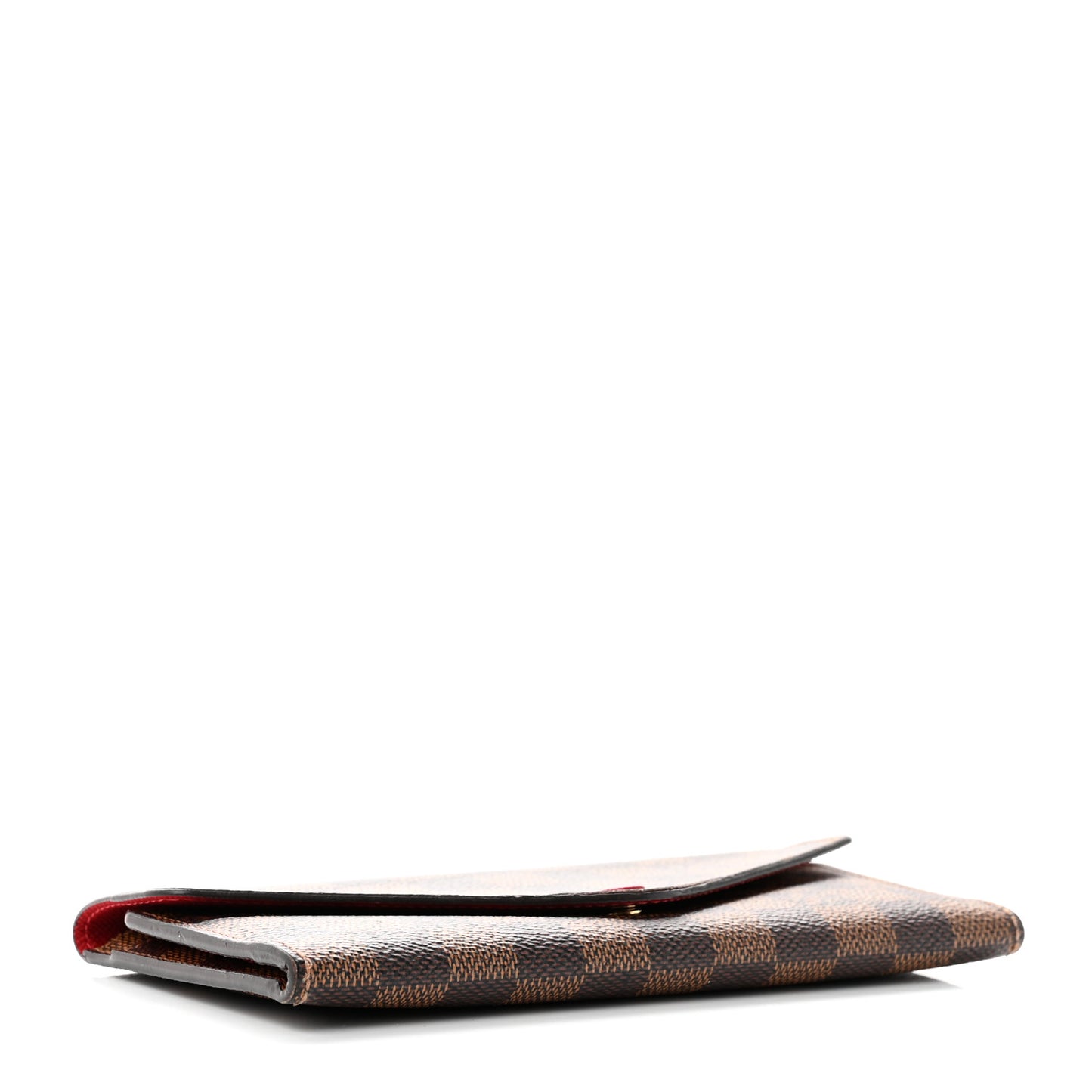 Damier Ebene Josephine Wallet Red