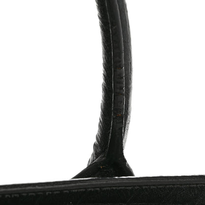Saint Laurent Calfskin Crocodile Embossed Baby Sac De Jour Black 13 of 14