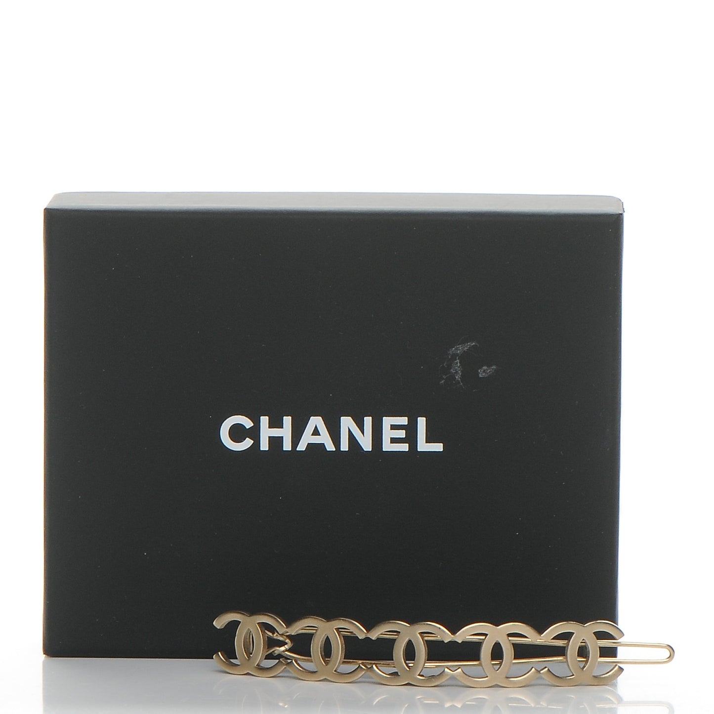 Metal CC Hair Clip Barrette Gold