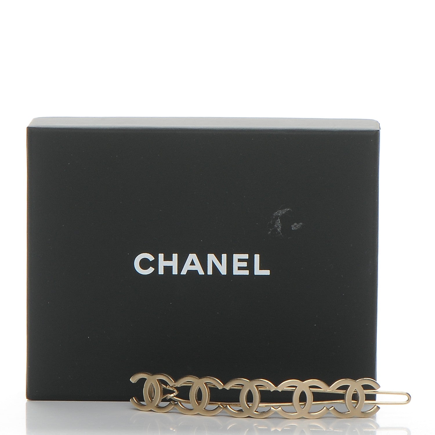 Chanel Metal CC Hair Clip Barrette Gold 5 of 5