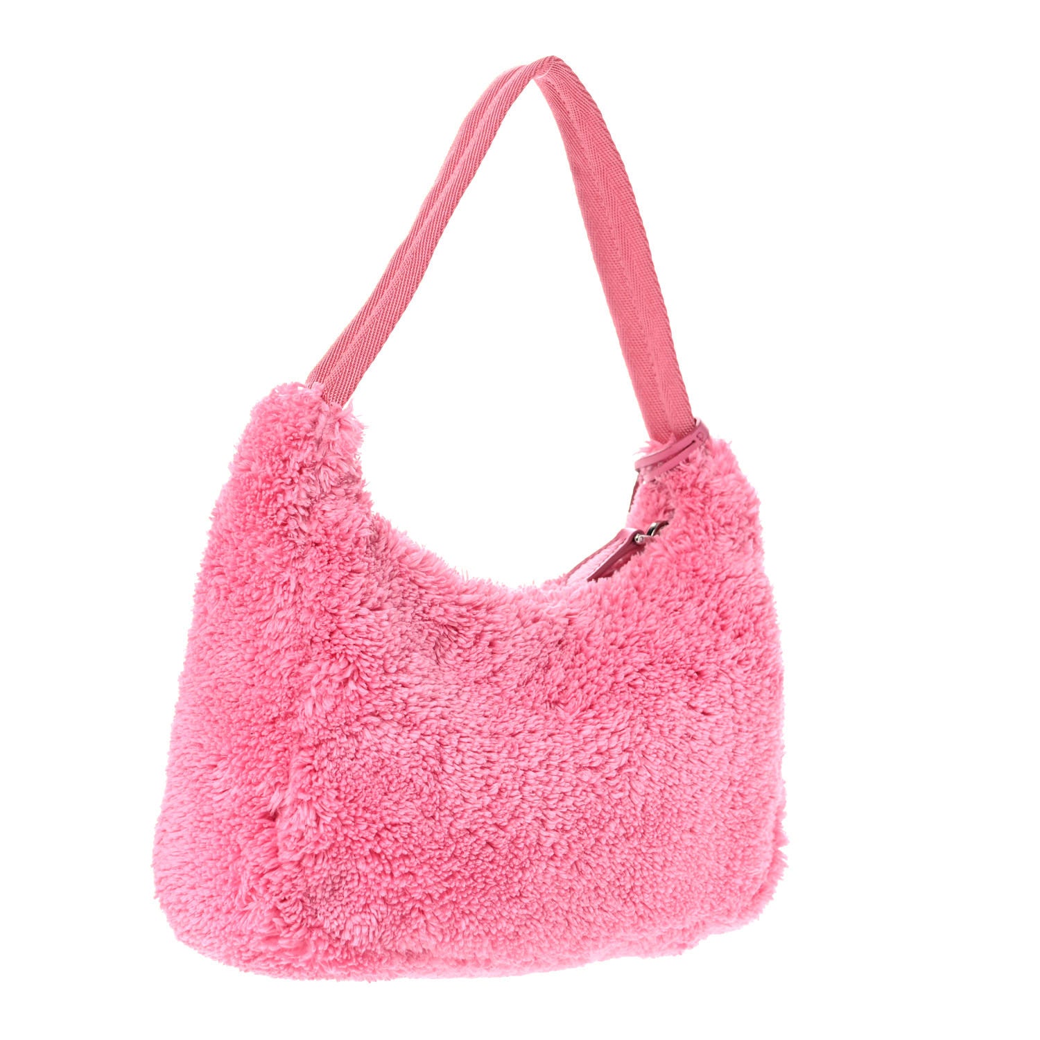 Prada Terry Cloth Mini Re-Edition 2000 Bag Petalo Black 3 of 8