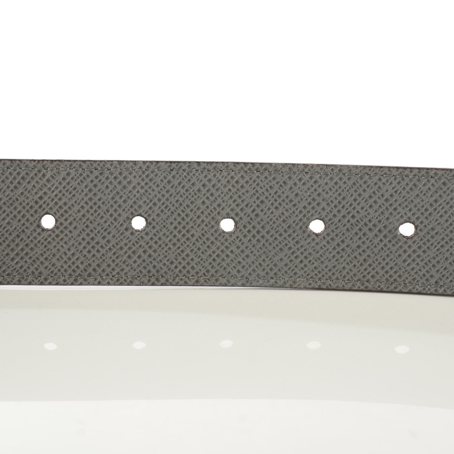 Louis Vuitton Taiga 35mm LV Initiales Belt 85 34 Glacier 6 of 6