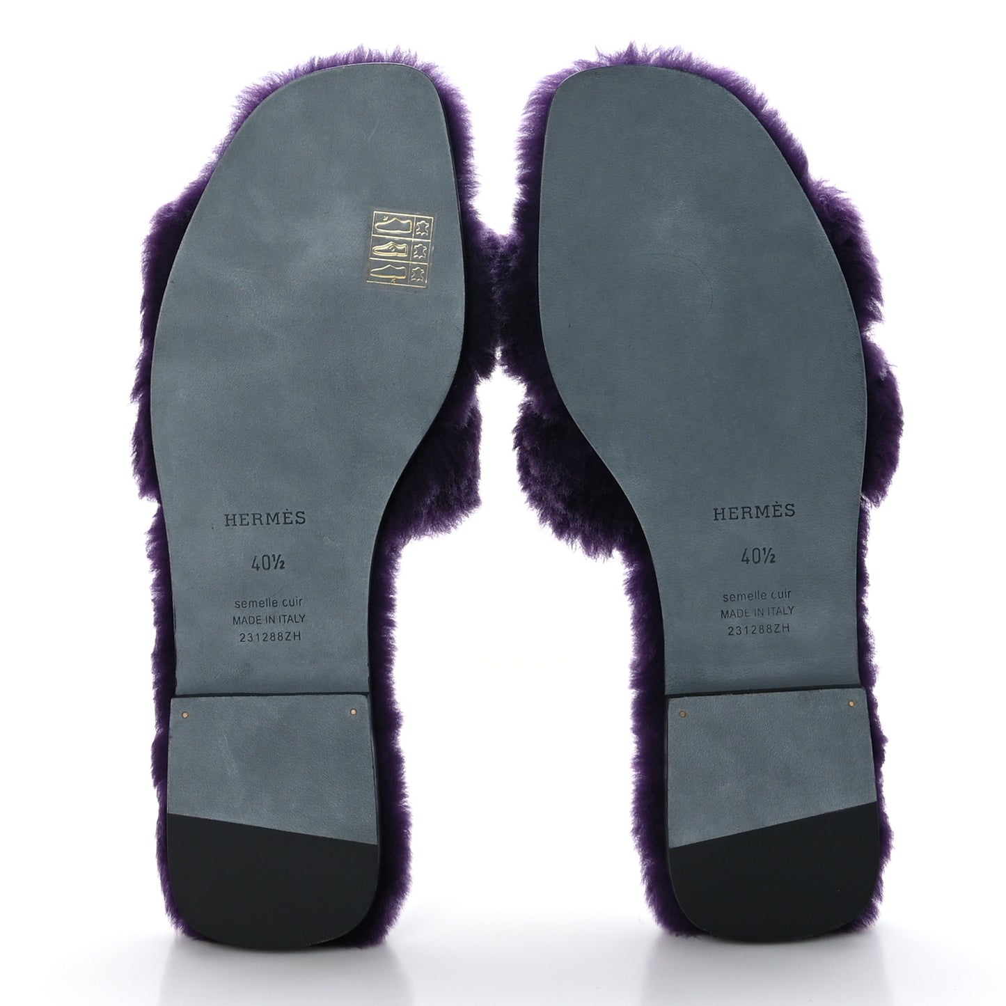 Woolskin Oran Sandals 40.5 Violet Fonce