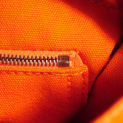 Hermes Toile Fourre Tout MM Orange 10 of 15