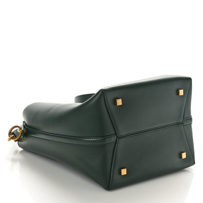 Saint Laurent Shiny Calfskin Le 37 Bucket Bag Vert Fonce 5 of 11