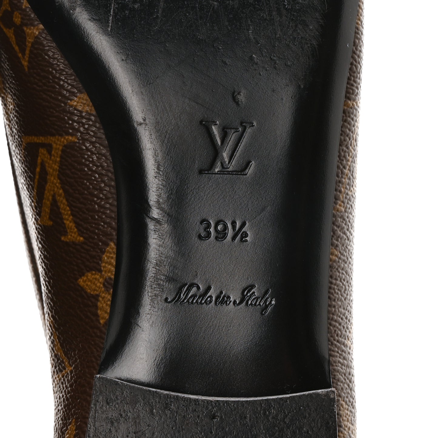 Monogram Upper Case Flat Loafer 39.5
