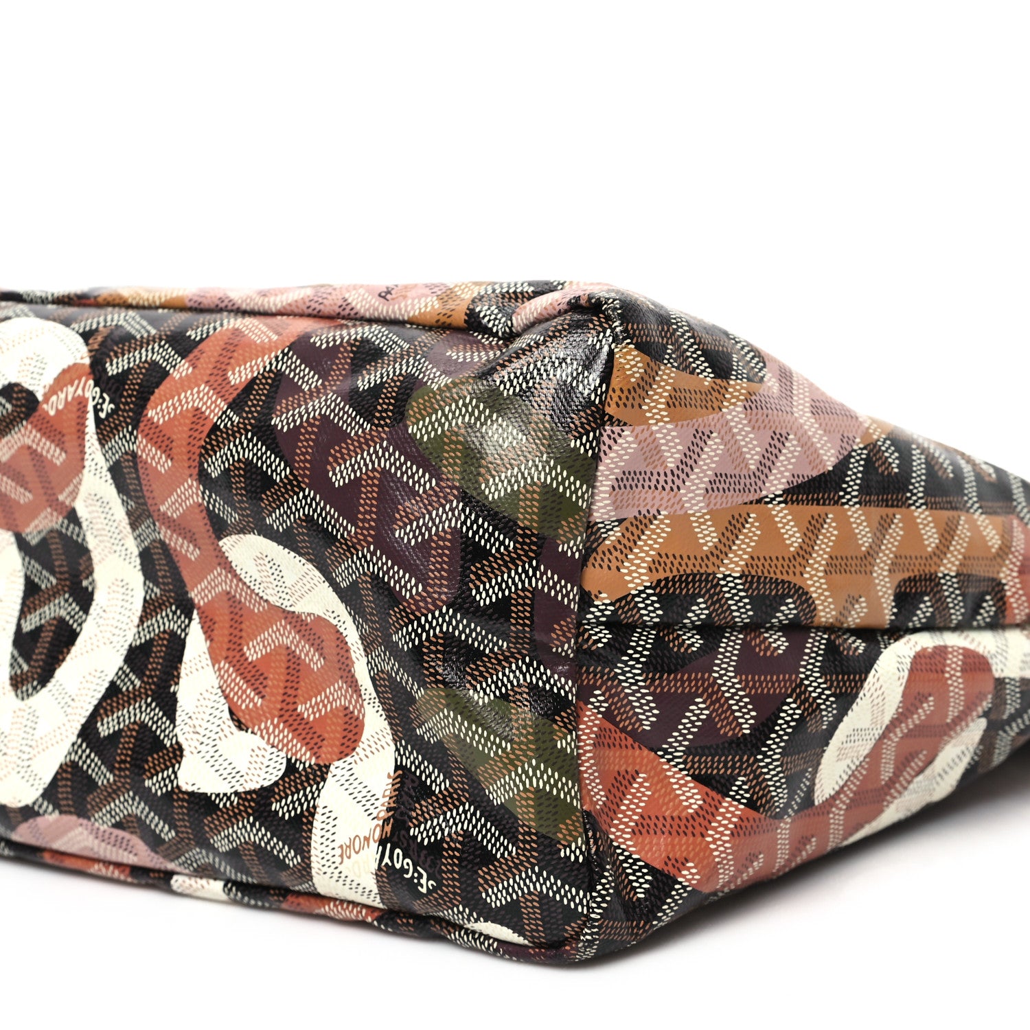 Goyard Goyardine Saint Louis Lettres Camouflage PM Black Pink Multicolor 11 of 11