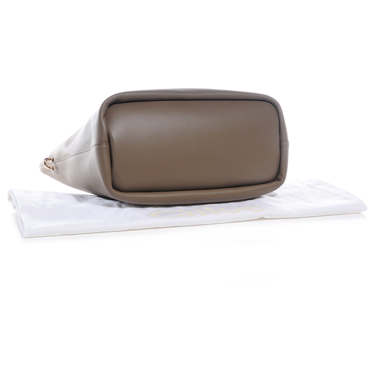 Calfskin Small Baylee Tote Pearl Grey