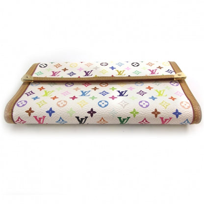 Louis Vuitton Monogram Multicolor Porte Tresor International Wallet White 4 of 9