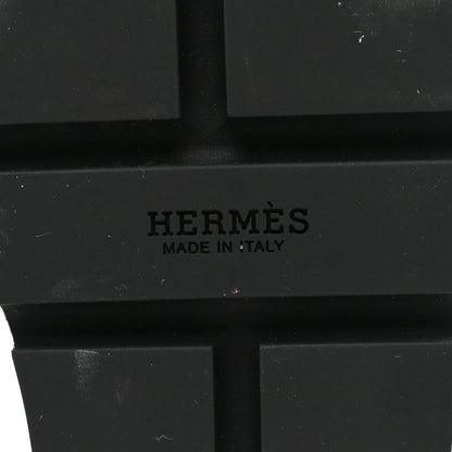Hermes Calfskin Suede Eze 30 Sandals 37 Naturel 6 of 8