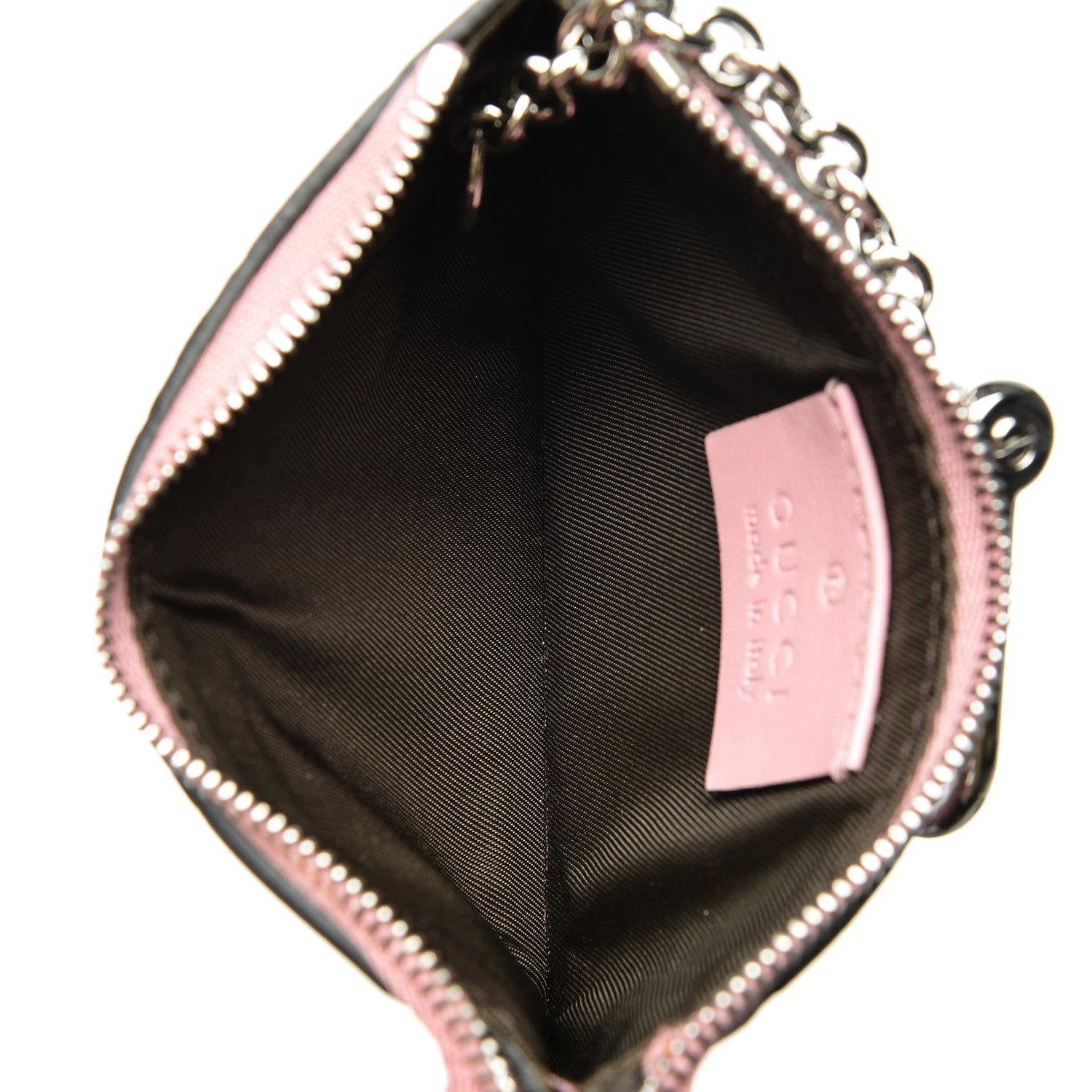 Gucci Guccissima Signature Key Case Carmine Rose 5 of 8