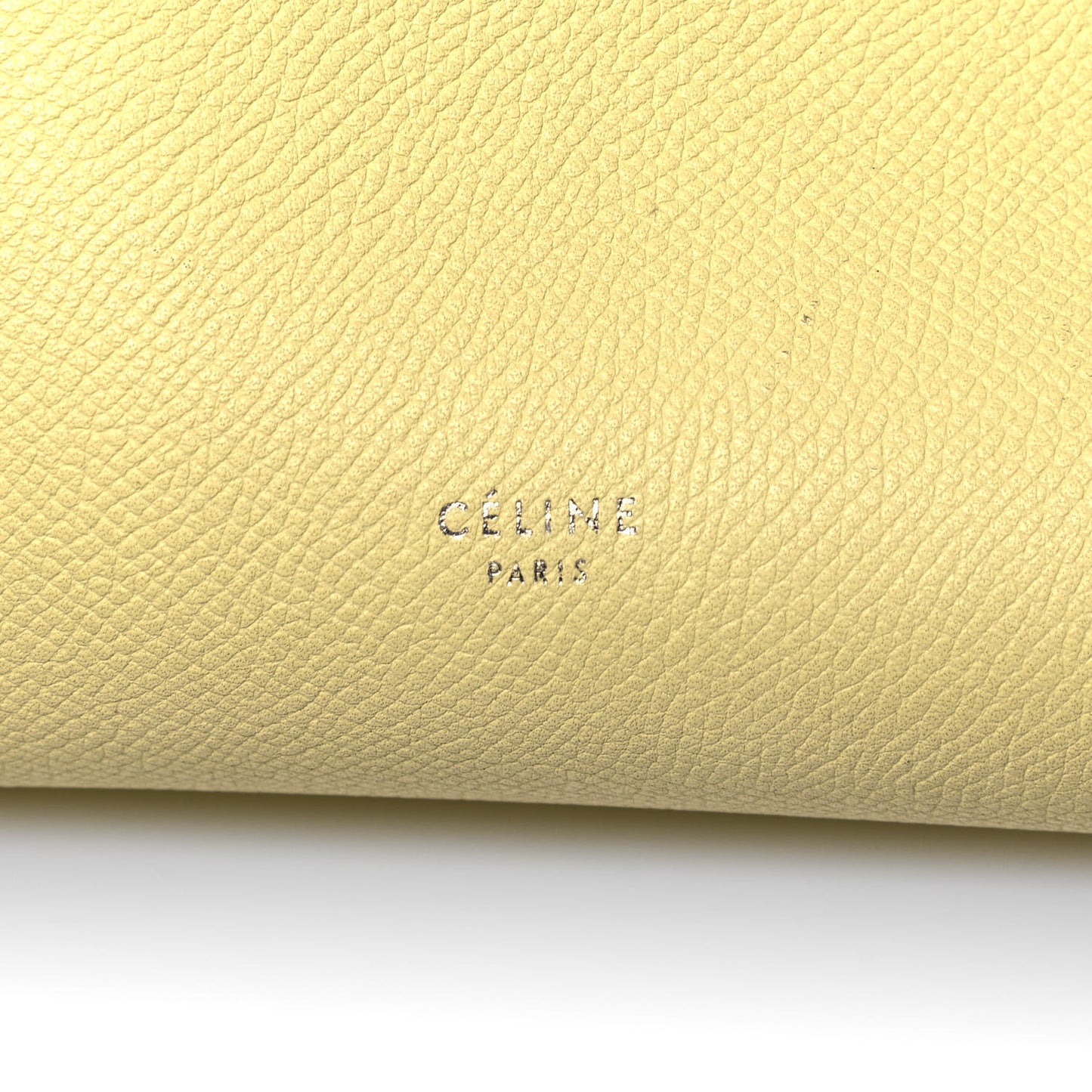 Grained Calfskin Micro Belt Bag Bergamote