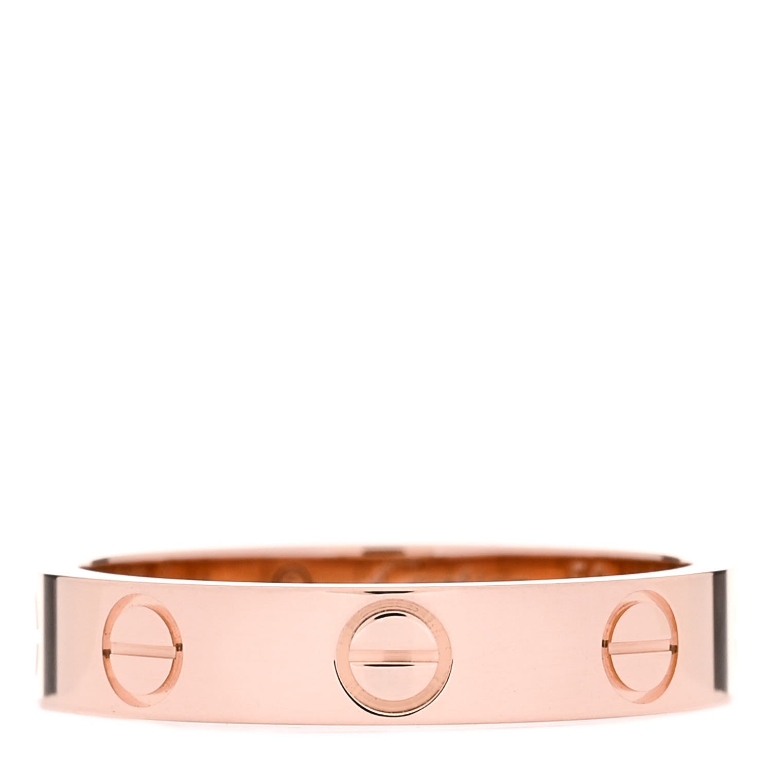 Cartier 18K Pink Gold 3.5mm LOVE Wedding Band Ring 50 5.25 1 of 5