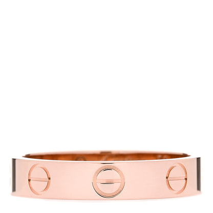 Cartier 18K Pink Gold 3.5mm LOVE Wedding Band Ring 50 5.25 1 of 5