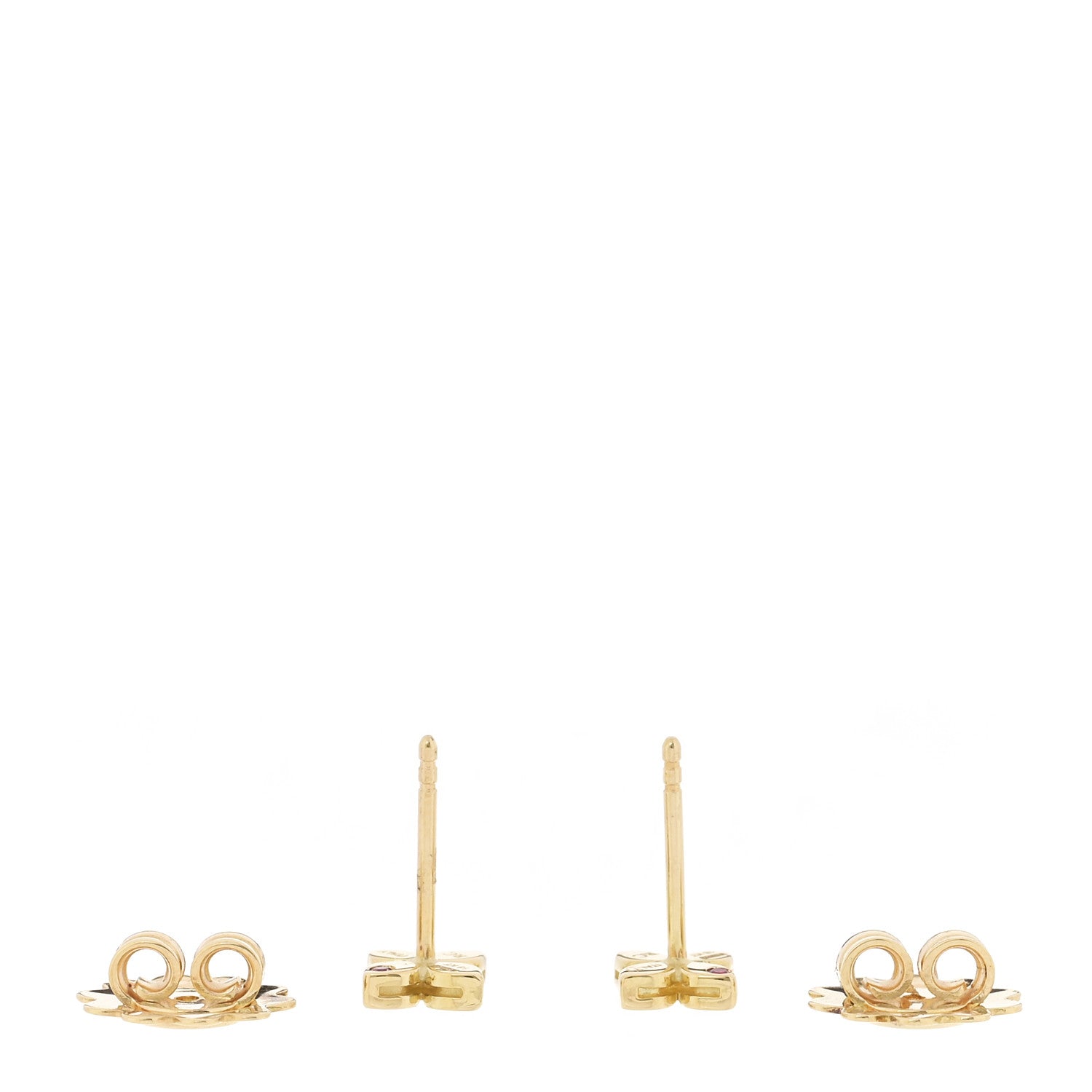 Roberto Coin 18K Yellow Gold Love in Verona Flower Stud Earrings 3 of 5